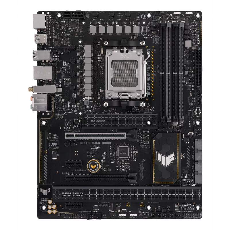 Emaplaat ASUS TUF GAMING B650-PLUS WIFI — AMD B650, Socket AM5, ATX, DDR5, 4 DIMM, Wi‑Fi 6, 2.5Gb LAN, 3x M.2