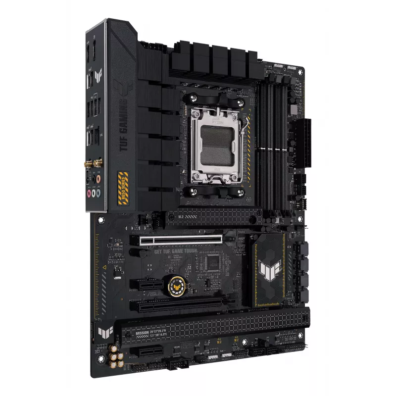 Emaplaat ASUS TUF GAMING B650-PLUS WIFI — AMD B650, Socket AM5, ATX, DDR5, 4 DIMM, Wi‑Fi 6, 2.5Gb LAN, 3x M.2