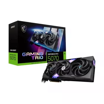 Graafikakaart MSI GeForce RTX 5070 12 GB GDDR7 PCIe 5.0, 6144 CUDA, 2610 MHz, 3xDP 1xHDMI, 338×140×50 mm
