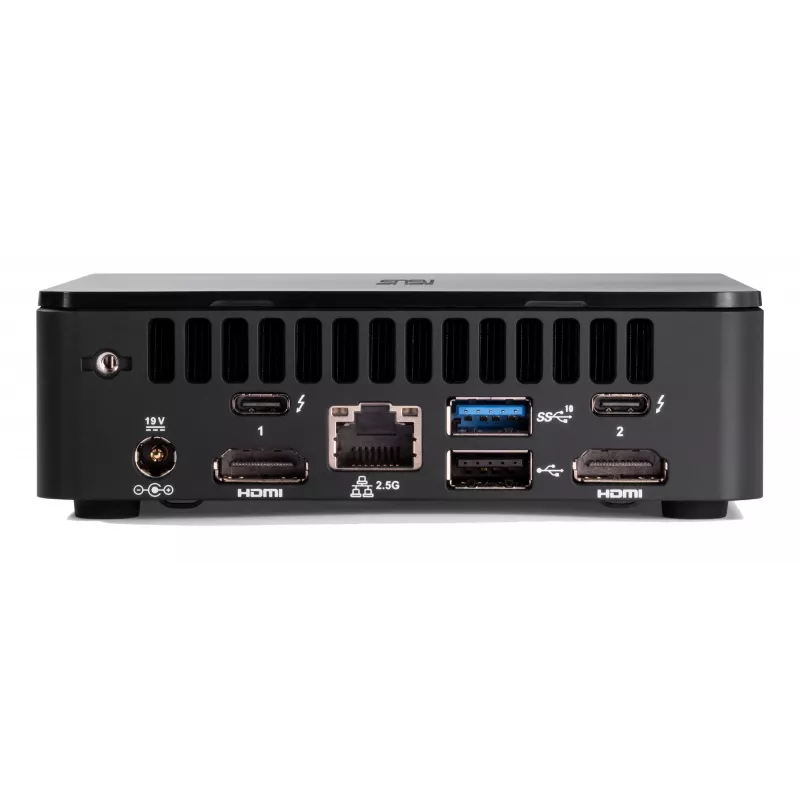 Mini PC barebone ASUS NUC 12 Pro Slim Kit RNUC12WSKI700002I — Intel Core i7-1260P, toetab kuni 64 GB DDR4, 2x M.2 SSD, Wi‑Fi 6E, Thunderbolt 4