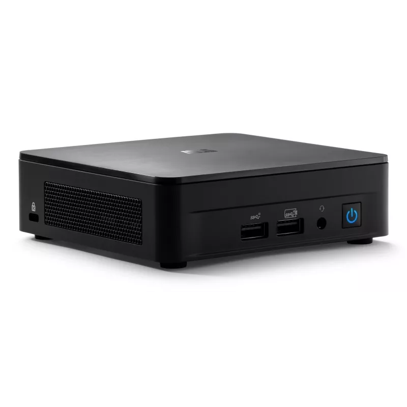 Mini PC barebone ASUS NUC 12 Pro Slim Kit RNUC12WSKI700002I — Intel Core i7-1260P, toetab kuni 64 GB DDR4, 2x M.2 SSD, Wi‑Fi 6E, Thunderbolt 4