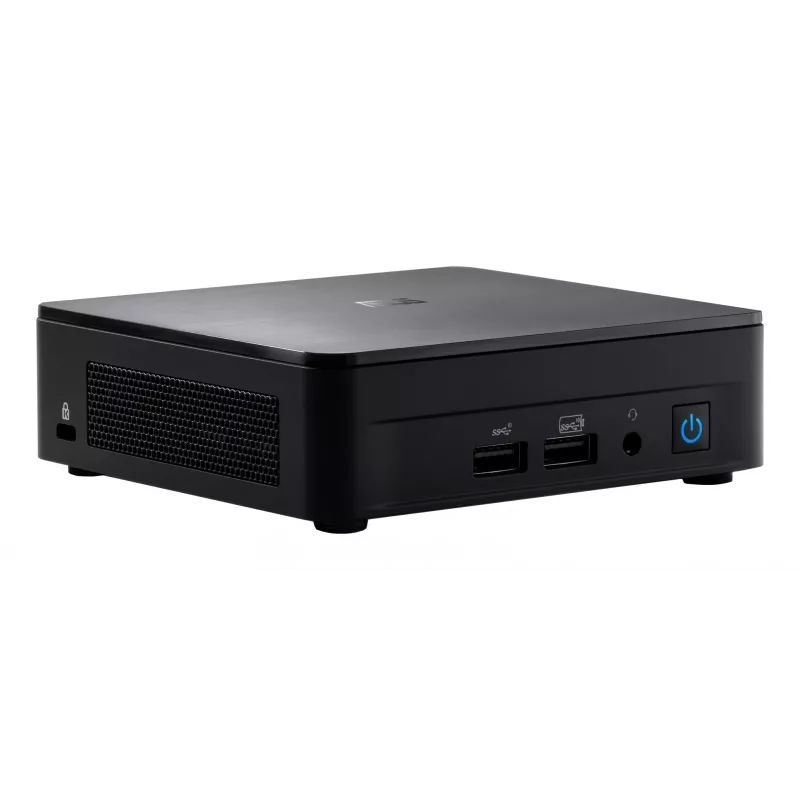 Mini PC barebone ASUS NUC 12 Pro Slim Kit RNUC12WSKI700002I — Intel Core i7-1260P, toetab kuni 64 GB DDR4, 2x M.2 SSD, Wi‑Fi 6E, Thunderbolt 4