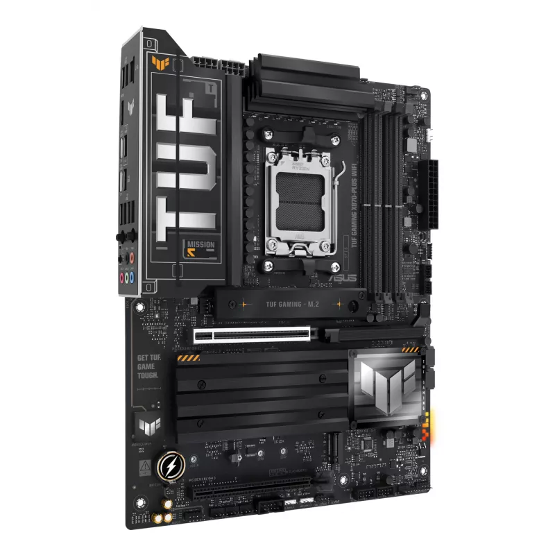 Emaplaat ASUS TUF GAMING X870-PLUS WIFI — AMD X870, Socket AM5, ATX, DDR5, 4 DIMM, Wi‑Fi 7, Bluetooth 5.4