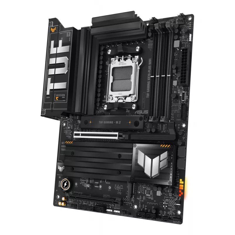 Emaplaat ASUS TUF GAMING X870-PLUS WIFI — AMD X870, Socket AM5, ATX, DDR5, 4 DIMM, Wi‑Fi 7, Bluetooth 5.4