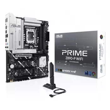 Emaplaat ASUS PRIME Z890‑P WIFI Intel Z890 LGA 1851 ATX, DDR5, 4x DIMM, 4x M.2, Wi‑Fi 7, 2.5Gb LAN