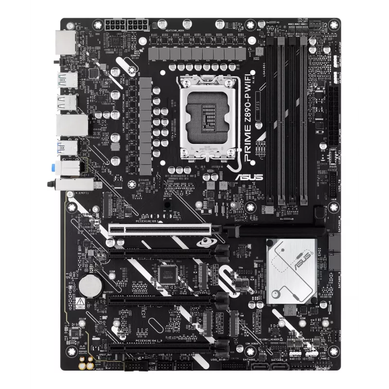 Emaplaat ASUS PRIME Z890‑P WIFI Intel Z890 LGA 1851 ATX, DDR5, 4x DIMM, 4x M.2, Wi‑Fi 7, 2.5Gb LAN