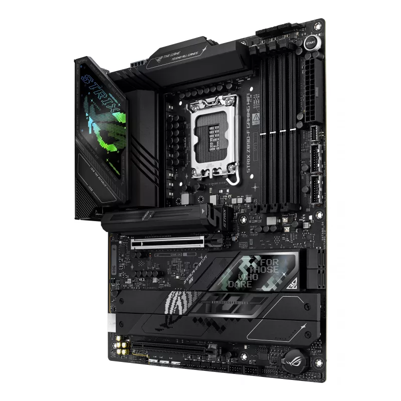 Emaplaat ASUS ROG STRIX Z890-F GAMING WIFI — Intel Z890, LGA 1851, ATX, DDR5, 4x DIMM, 192GB, Wi‑Fi 7, Bluetooth 5.4