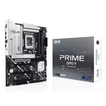Emaplaat ASUS PRIME Z890-P — Intel Z890, LGA 1851, ATX, DDR5, 4x DIMM, 192GB, 4x M.2, 2,5Gb LAN, HDMI 2.1, 1x USB-C