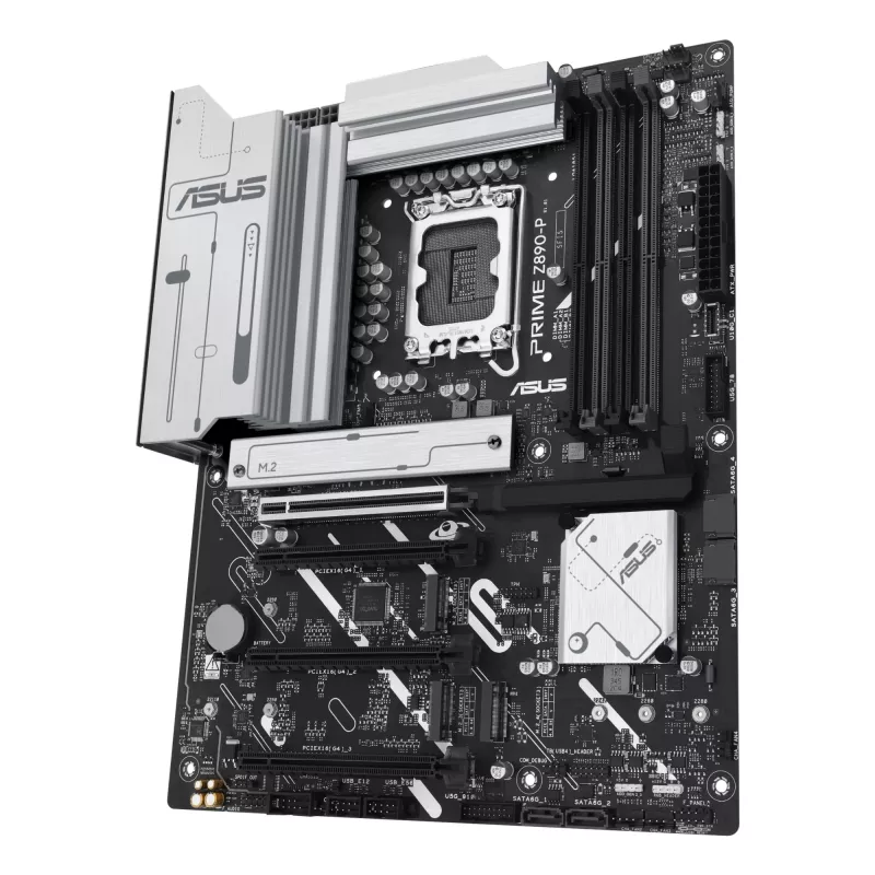 Emaplaat ASUS PRIME Z890-P — Intel Z890, LGA 1851, ATX, DDR5, 4x DIMM, 192GB, 4x M.2, 2,5Gb LAN, HDMI 2.1, 1x USB-C