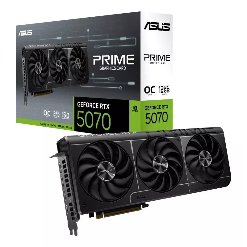 ASUS Graafikakaart NVIDIA GeForce PRIME OC RTX5070 12GB GDDR7