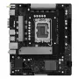 Emaplaat ASRock H810M-X WiFi — Intel H810, LGA 1851, microATX, DDR5, 2 DIMM, 128GB, Wi‑Fi 5, 2.5Gb LAN, M.2, SATA III