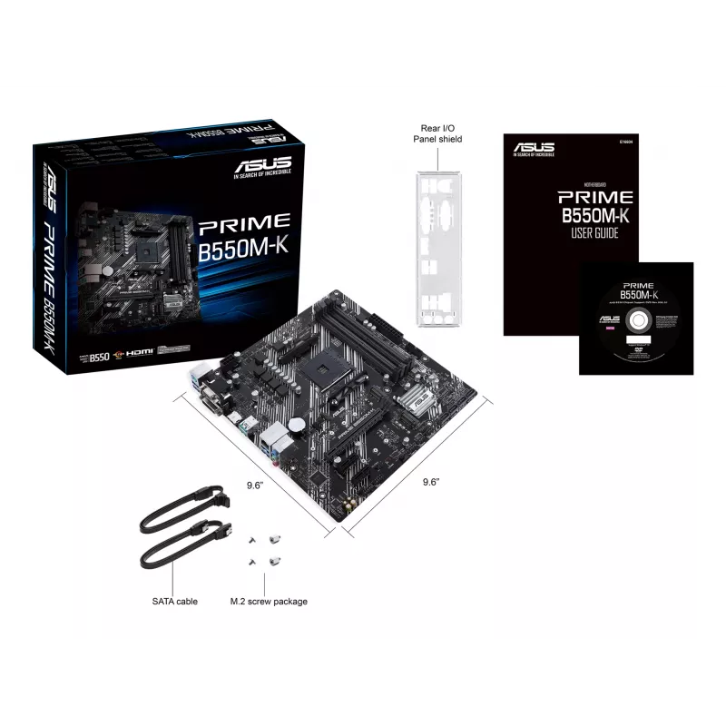 Emaplaat ASUS PRIME B550M-K AMD B550 Socket AM4 micro ATX
