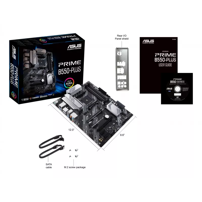 Emaplaat ASUS PRIME B550-PLUS AMD B550 Socket AM4 ATX