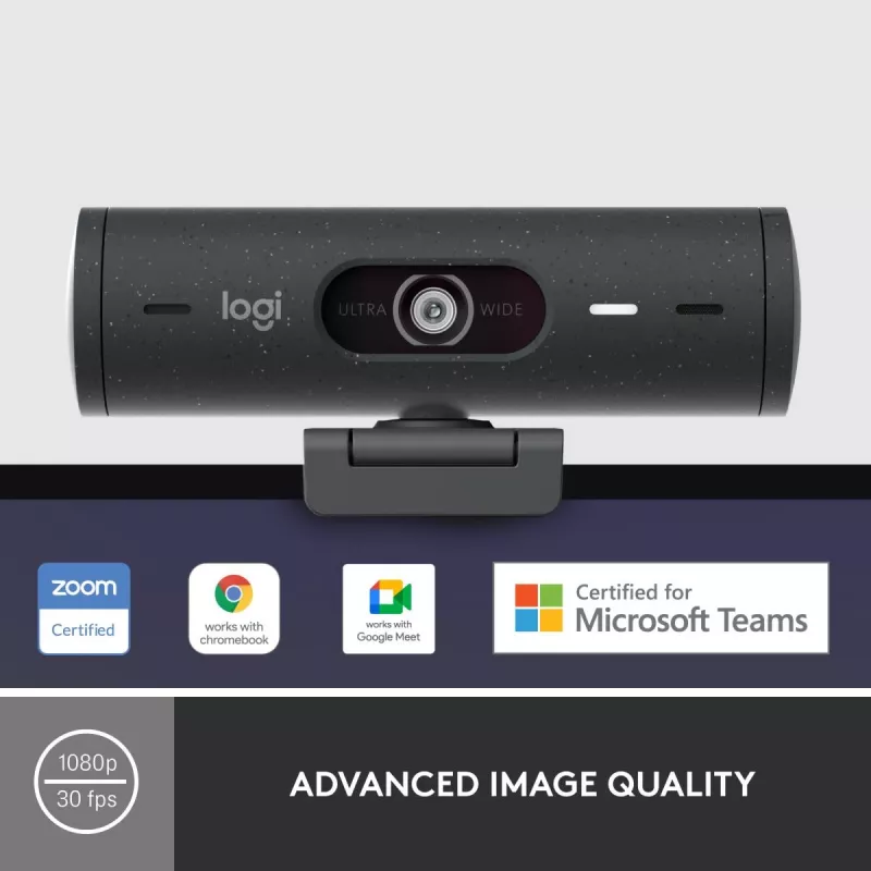 LOGITECH Brio 500 Full HD veebikaamera Graphite
