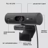LOGITECH Brio 500 Full HD veebikaamera Graphite