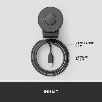 LOGITECH Brio 300 Full HD veebikaamera - grafiit