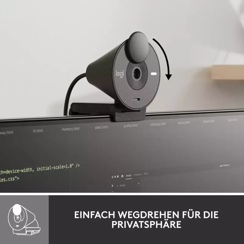 LOGITECH Brio 300 Full HD veebikaamera - grafiit