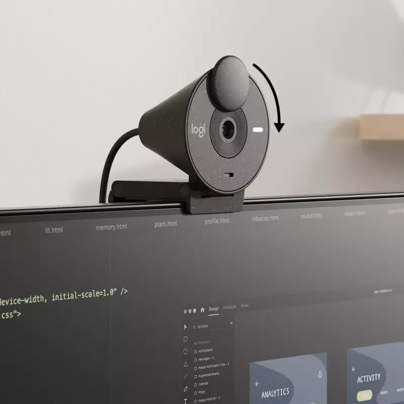 LOGITECH Brio 300 Full HD veebikaamera - grafiit
