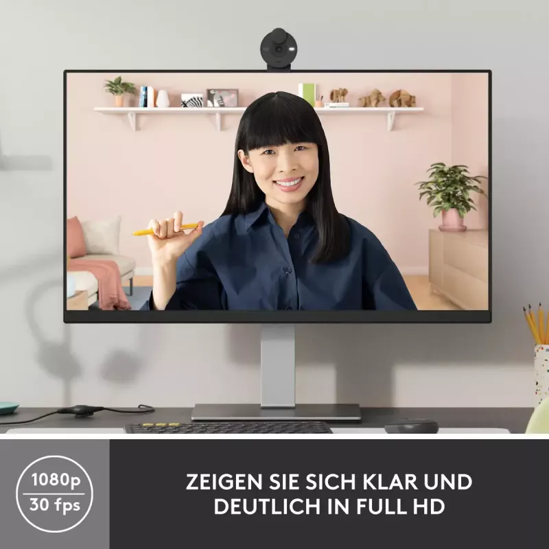 LOGITECH Brio 300 Full HD veebikaamera - grafiit
