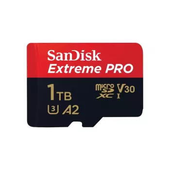MicroSDXC mälukaart SANDISK Extreme PRO 1TB UHS-I, Lugemine 200 MB/s, Kirjutamine 140 MB/s, A2, U3, V30, Klass 10