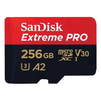WESTERN DIGITAL Extreme PRO Micro SDXC 256GB+SD Adapter 200MB/s 140MB/s A2 C10 V30 UHS-I U3