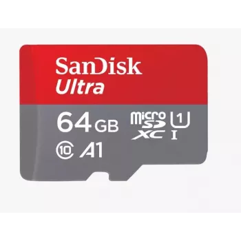 Välkmälu SanDisk 64GB MicroSDXC UHS-I Class 10 SDSQUAB-064G-GN6MA