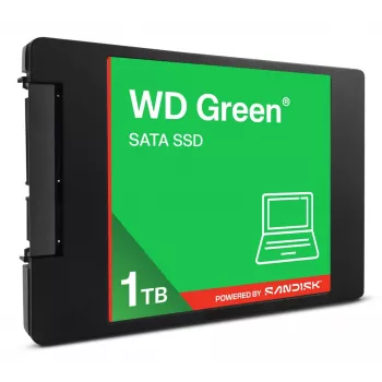 WESTERN DIGITAL SSD - WD roheline -1TB - SATA 6Gb/s - 2.5in/7mm cased