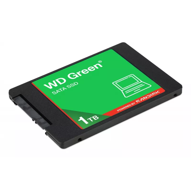 WESTERN DIGITAL SSD - WD roheline -1TB - SATA 6Gb/s - 2.5in/7mm cased