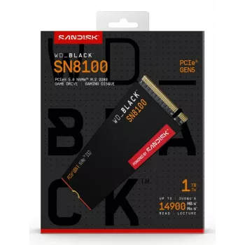 SSD disk Western Digital 1 TB M.2 PCI Express 5.0 Must SN8100
