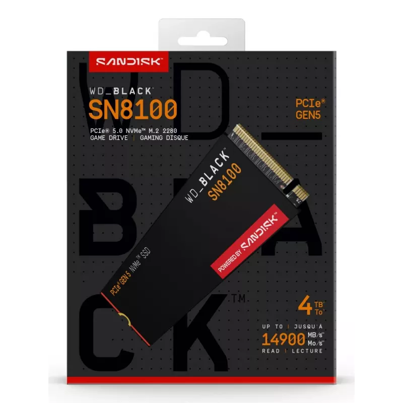 WESTERN DIGITAL SSD - WD_Must SN8100 - 4TB - M.2 2280