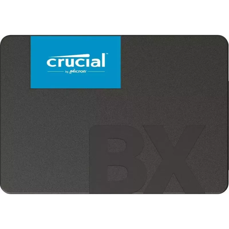 CRUCIAL BX500 240GB SSD, 2.5” 7mm, SATA 6 Gb/s, lugemine/kirjutamine: 540 / 500 MB/s
