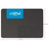CRUCIAL BX500 240GB SSD, 2.5” 7mm, SATA 6 Gb/s, lugemine/kirjutamine: 540 / 500 MB/s
