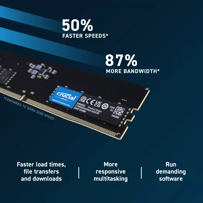 MICRON / CRUCIAL Crucial 8GB DDR5-5600 UDIMM