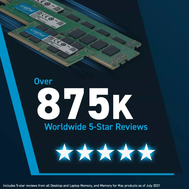 16 GB Crucial DIMM 5600 (2x 8 GB) Dual-Kit (schwarz, CT2K8G56C46U5, INTEL XMP, AMD EXPO)