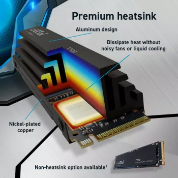 Crucial T700 Pro seeria NVMe® SSD<br>Püüdke meid kinni, kui saate
