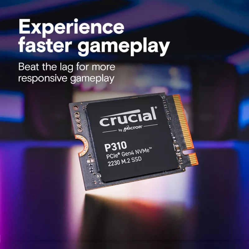 SSD ketas Crucial 2TB M.2 PCIe Gen4 NVMe P310