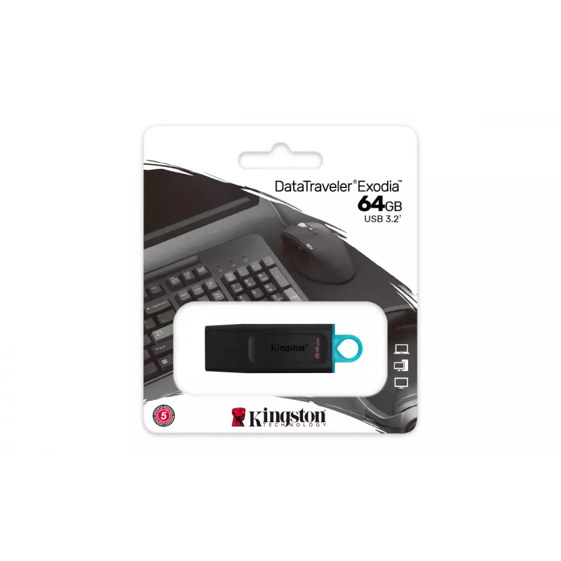 Kingston Technology DataTraveler Exodia - USB 3.2 mälupulk