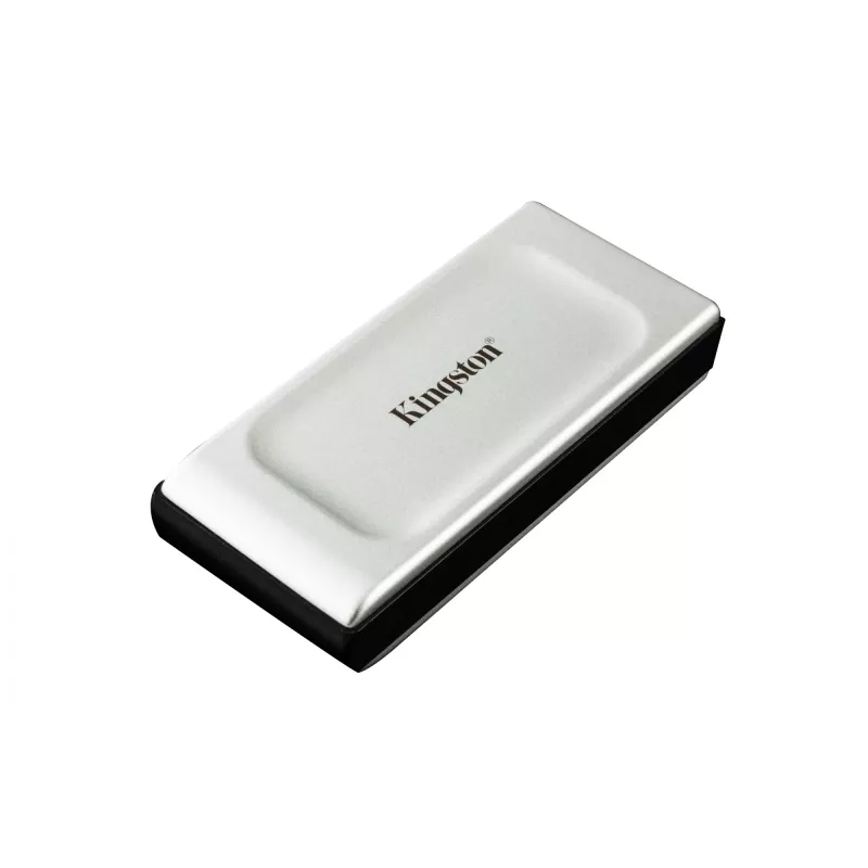 Kingston Technology 500G PORTABLE SSD XS2000, 500 GB, USB Type-C, 3.2 Gen 2 (3.1 Gen 2), 2000 MB/s, must, hõbedane
