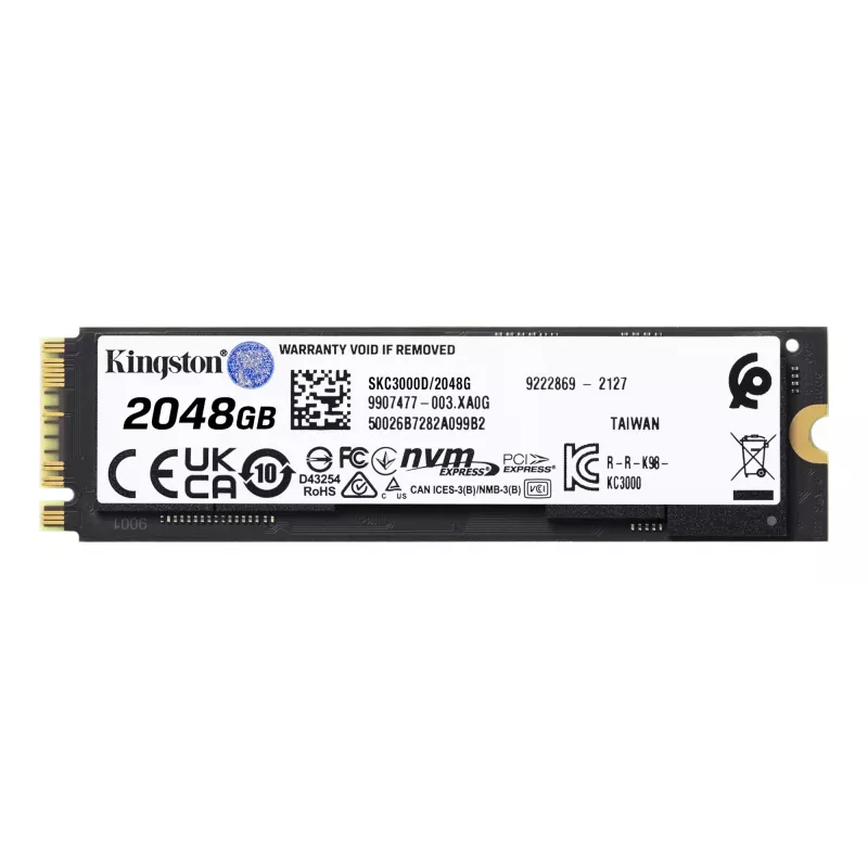 SSD-ketas Kingston Technology 2048G M.2 NVMe KC3000