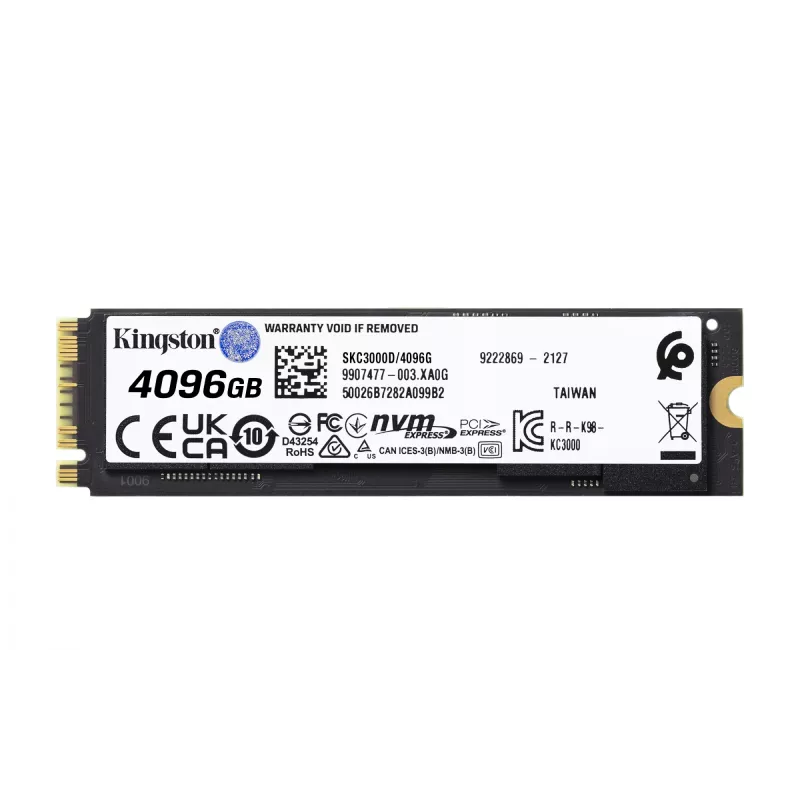 SSD-ketas Kingston Technology 4096G M.2 2280 NVMe KC3000