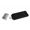 Kingston Technology DataTraveler 256GB USB-C 3.2 Gen 1 70, 256 GB, USB USB-C, 3.2 Gen 1 (3.1 Gen 1), Cap, 7 g, Must