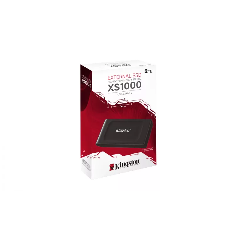 Kingston Technology 2TB XS1000 väline USB 3.2 Gen 2 kaasaskantav pooljuhtketas