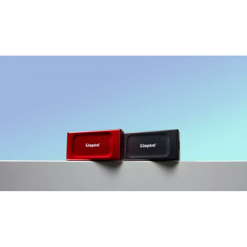 Kingston Technology 1TB XS1000 punane väline USB 3.2 Gen 2 kaasaskantav pooljuhtketas