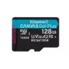 Kingston Technology 128GB microSDXC Canvas Go Plus Gen4 200MB/s A2 U3 V30 kaart + adapter