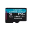 Kingston Technology 256GB microSDXC Canvas Go Plus Gen4 200MB/s A2 U3 V30 kaart + adapter