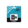Kingston Technology 512GB microSDXC Canvas Go Plus Gen4 200MB/s A2 U3 V30 kaart + adapter