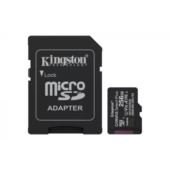 MicroSDXC mälukaart KINGSTON 256GB UHS‑I Canvas Select Plus Gen3, Class 10, 150 MB/s, A1, V10