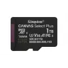 Kingston Technology 1TB microSDXC Canvas Select Plus Gen3 150MB/s A1 kaart + adapter