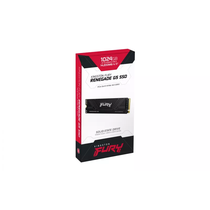 SSD-ketas Kingston Technology 1T M.2 NVMe FURY RENEGADE G5