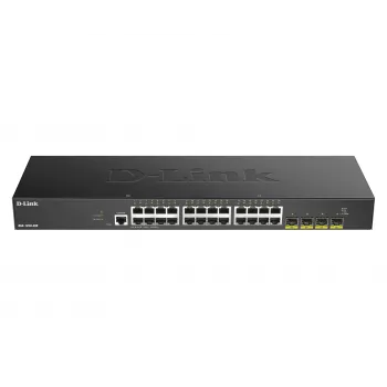 D-Link 24-port Gigabit Smart Managed Switch 4x 10G SFP+, Hallatav, L3, Gigabit Ethernet (10/100/1000), Täisdupleks, Riiulipaigaldus